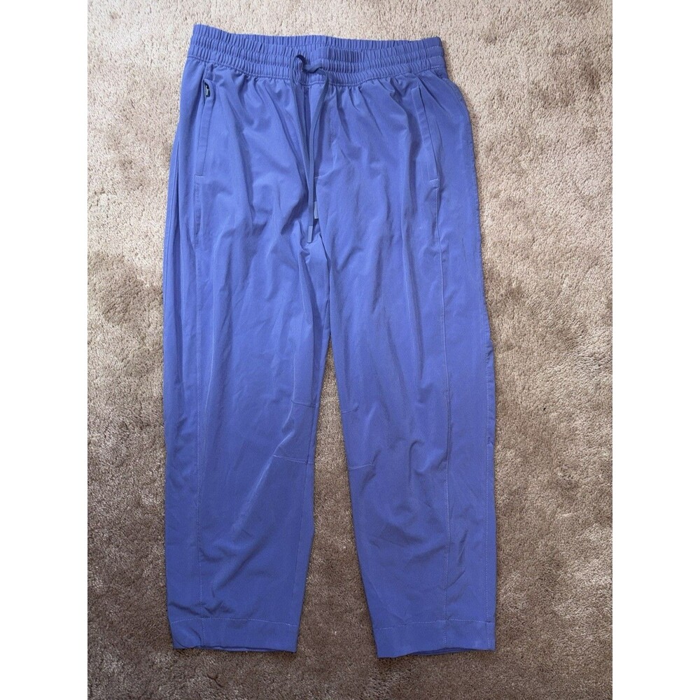Athleta Arrival Pant Dark Adonis Blue Purple Ankle Straight Leg Size 10